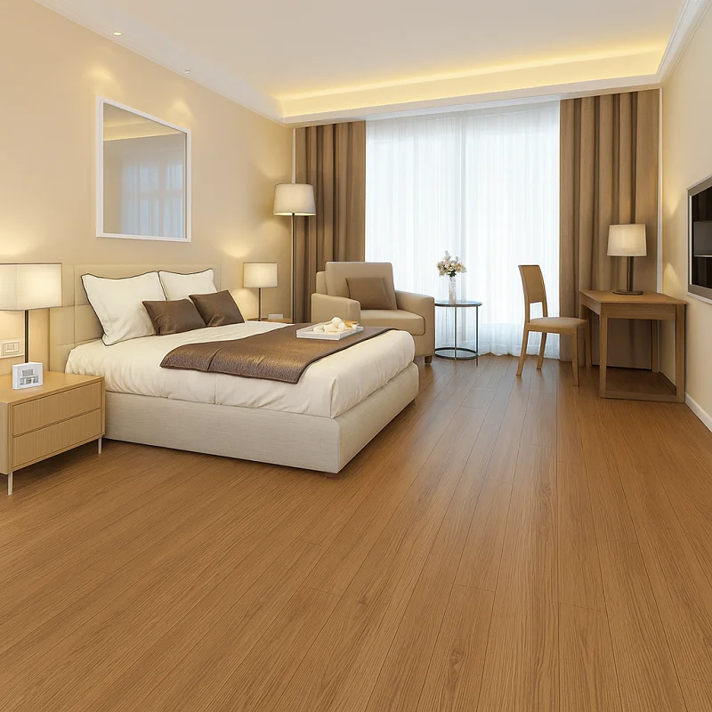 WPC Plank flooring in Hotels