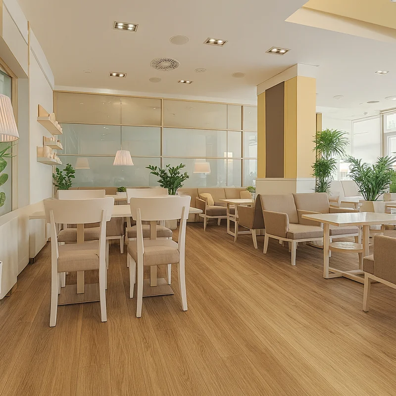 WPC Plank flooring in Restaurants