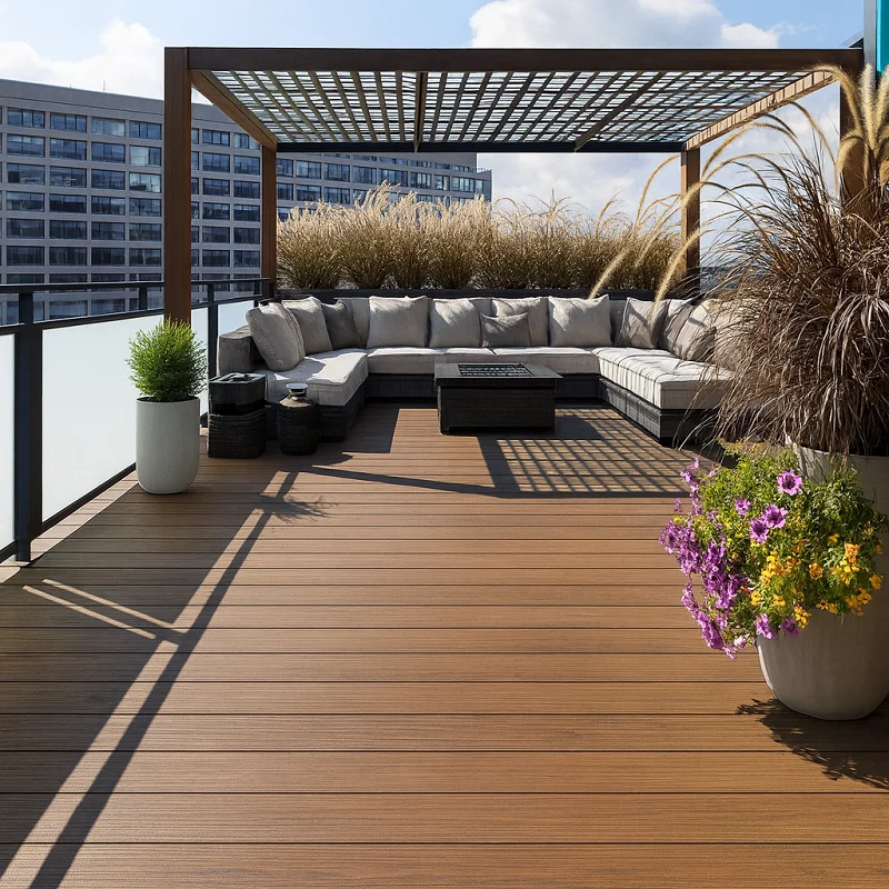WPC Plank flooring in Terraces