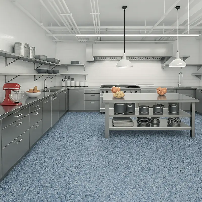 Flex Epoxy Flooring in Kitchen