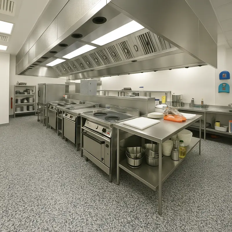 Flex Epoxy Flooring in Kitchen