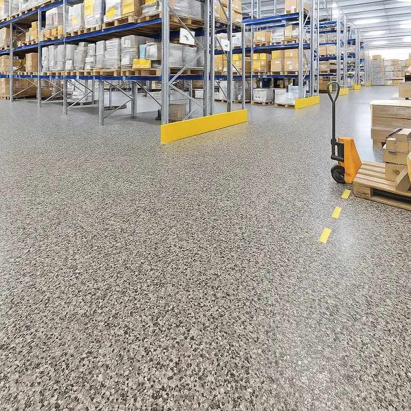 Flex Epoxy Flooring in Warehouse