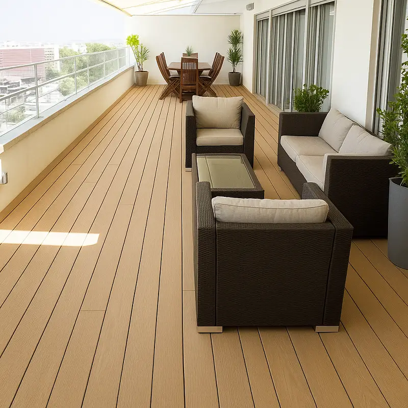WPC Deck Flooring in Balconies