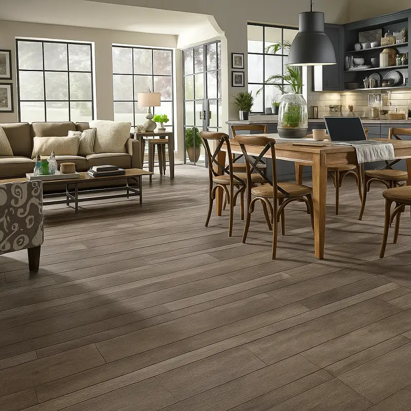 WPC Vinyl Flooring in Living Room