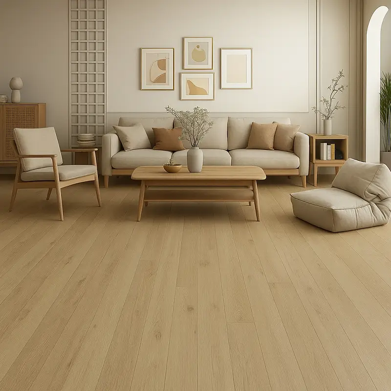 WPC Vinyl Flooring in Living Room