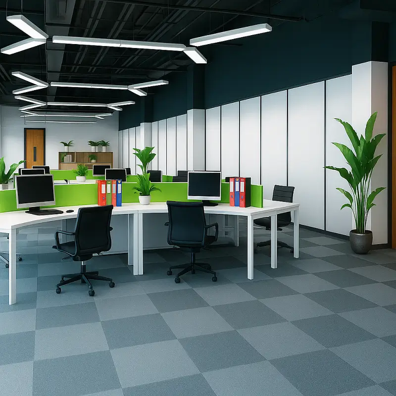 WPC Vinyl Flooring in Offices